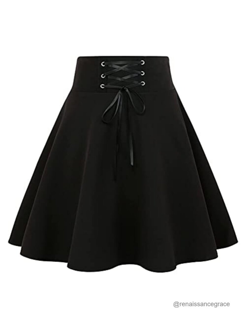 High Waisted Plaid Mini Skirt A-Line Pleated Cotton